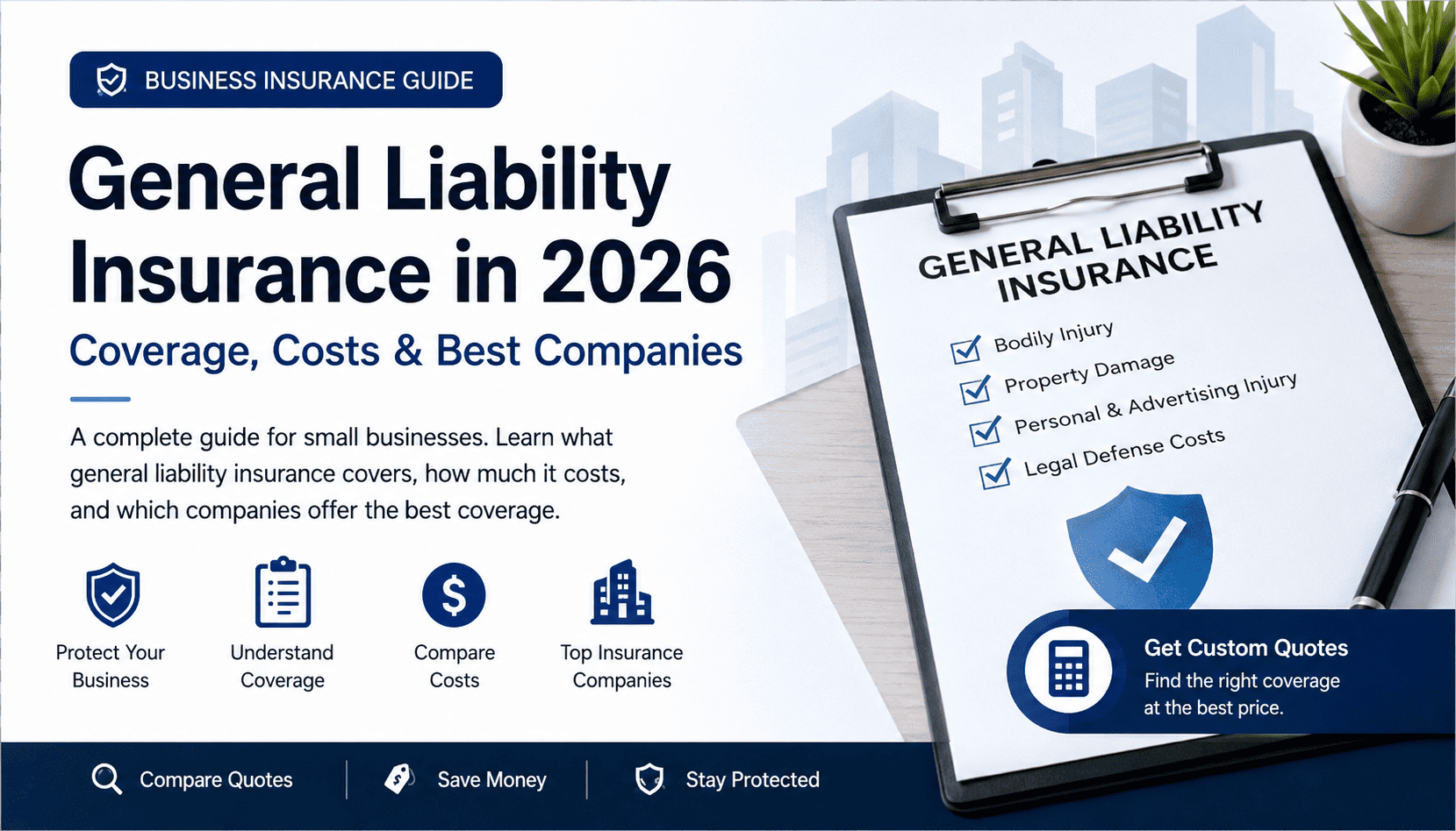 General Liability Insurance for Small Business in 2026: Compare Coverage & Get the Best Quote