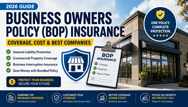 Business Owners Policy (BOP) in 2026: Coverage, Cost & Best Insurance Companies