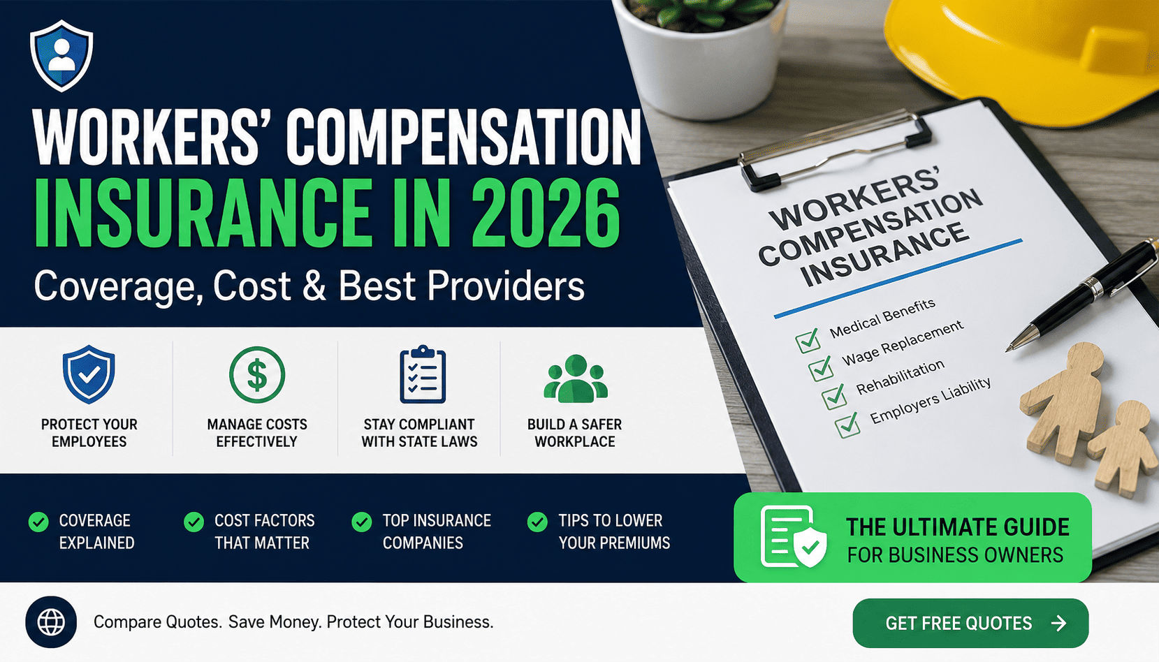 Workers' Compensation Insurance in 2026: Coverage, Cost & Best Insurance Companies